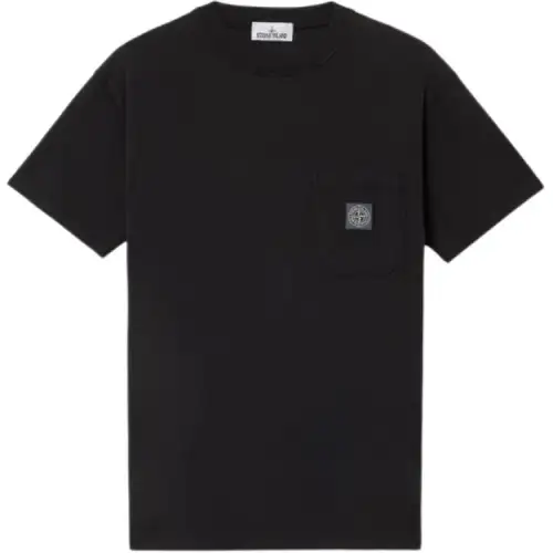 STONE ISLAND Compass Patch Crewneck T-Shirt
