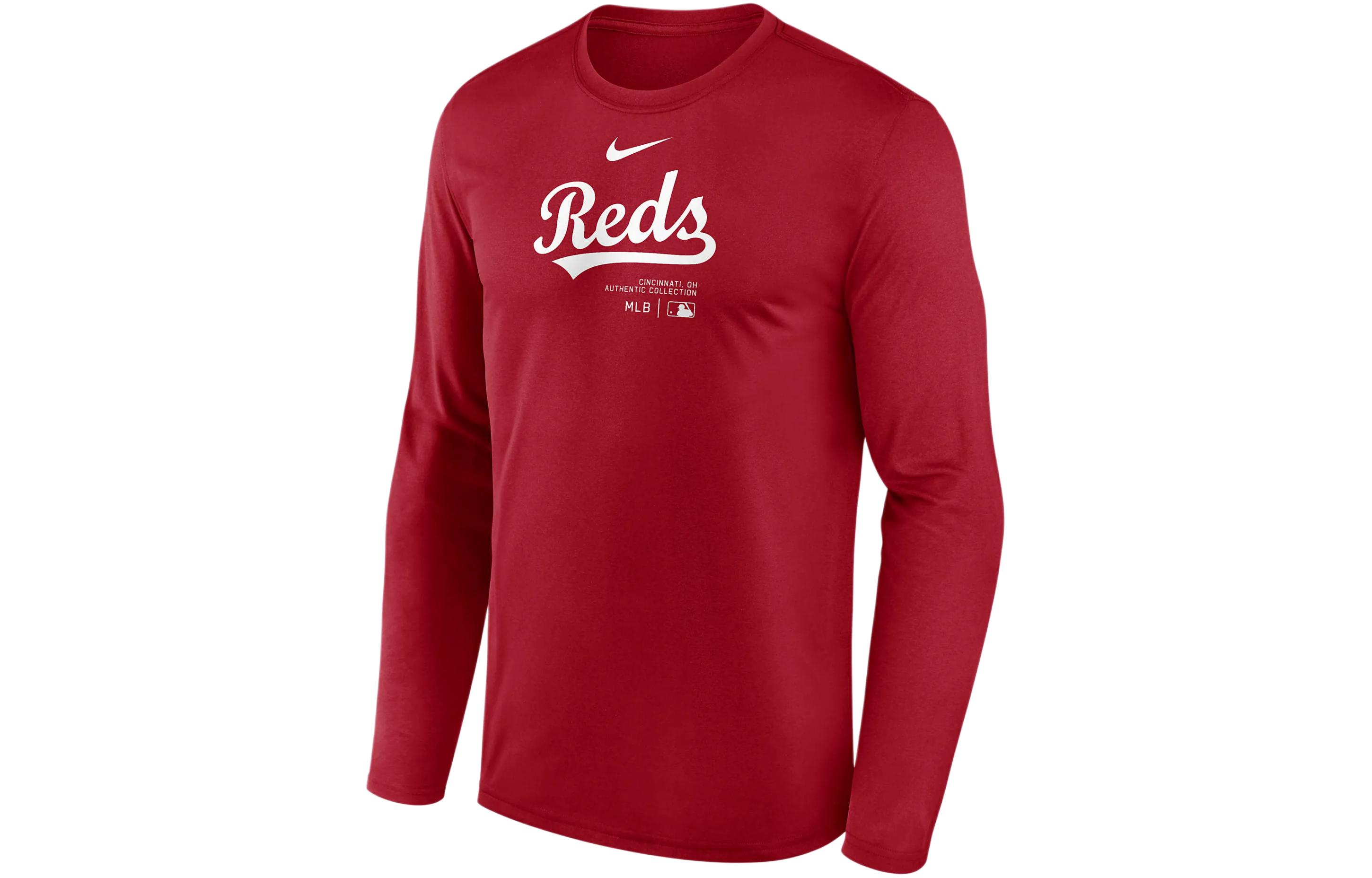 Nike Cincinnati S Authentic Collection Practice Men's Nike Dri-FIT Mlb Long-Sleeve T-Shirt
