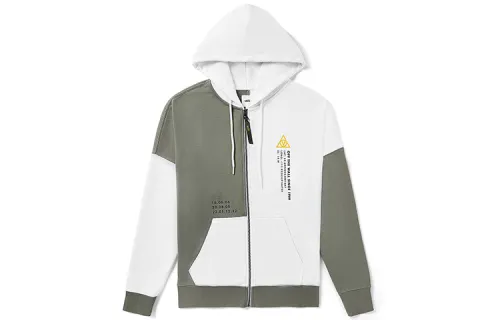 Vans Sweatshirts Unisex Ecru Hooded Moderate Cardigan
