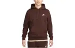 Nike Sweatshirts Men's Dark Brown Hooded Moderate Other