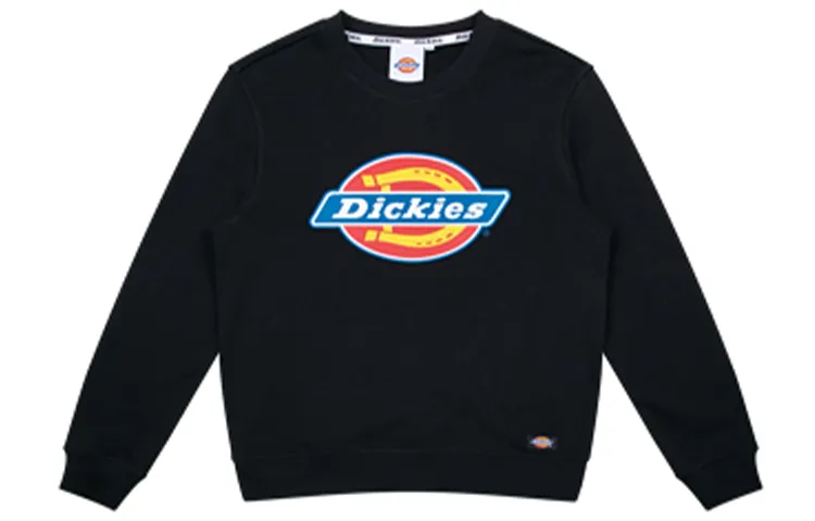 Dickies Sweatshirts Men's Black Crew Neck Moderate Heavyweight