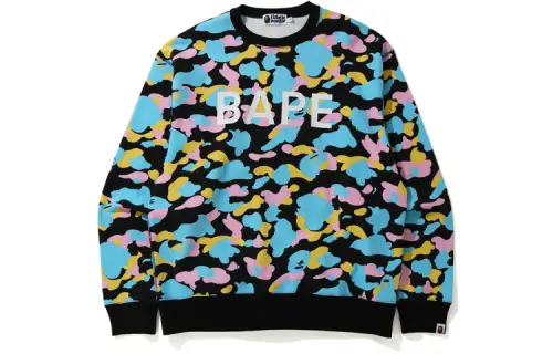 Bape New Multi Camo Bape Relaxed Crewneck