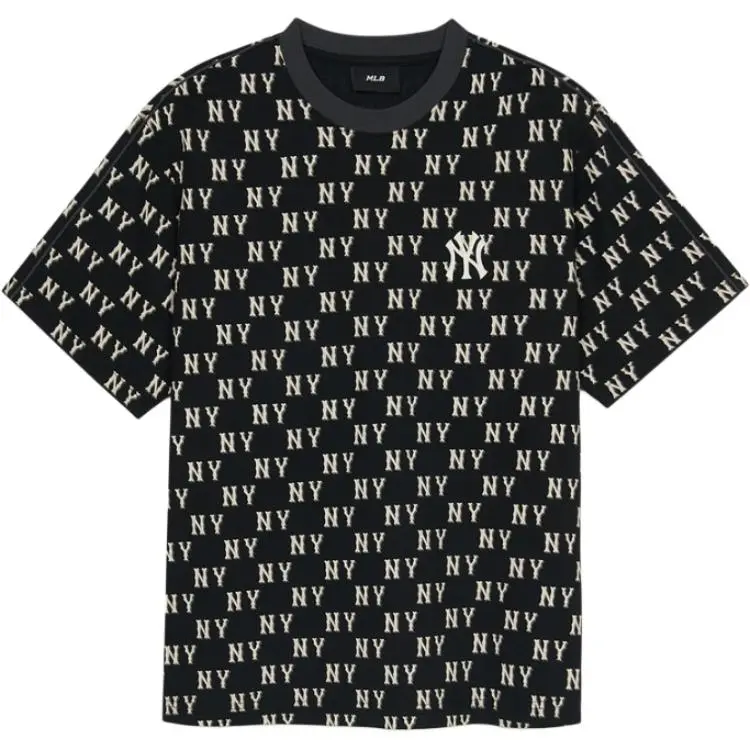 MLB New York Yankees Overfit T Shirt Unisex Black