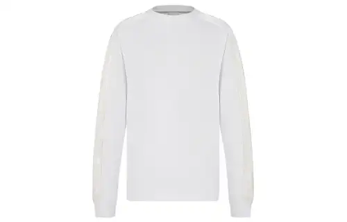 DIOR Quarterly New Products Sweatshirts Men's White Crew Neck Moderate Heavyweight