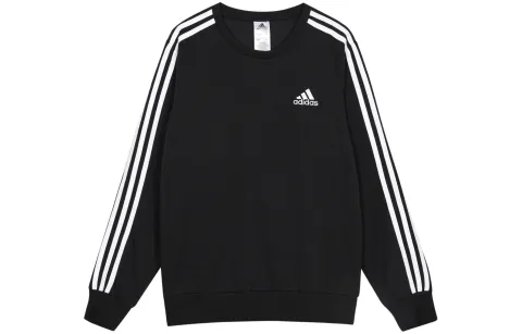 Adidas 3 Stripes Sweatshirt Men's Black