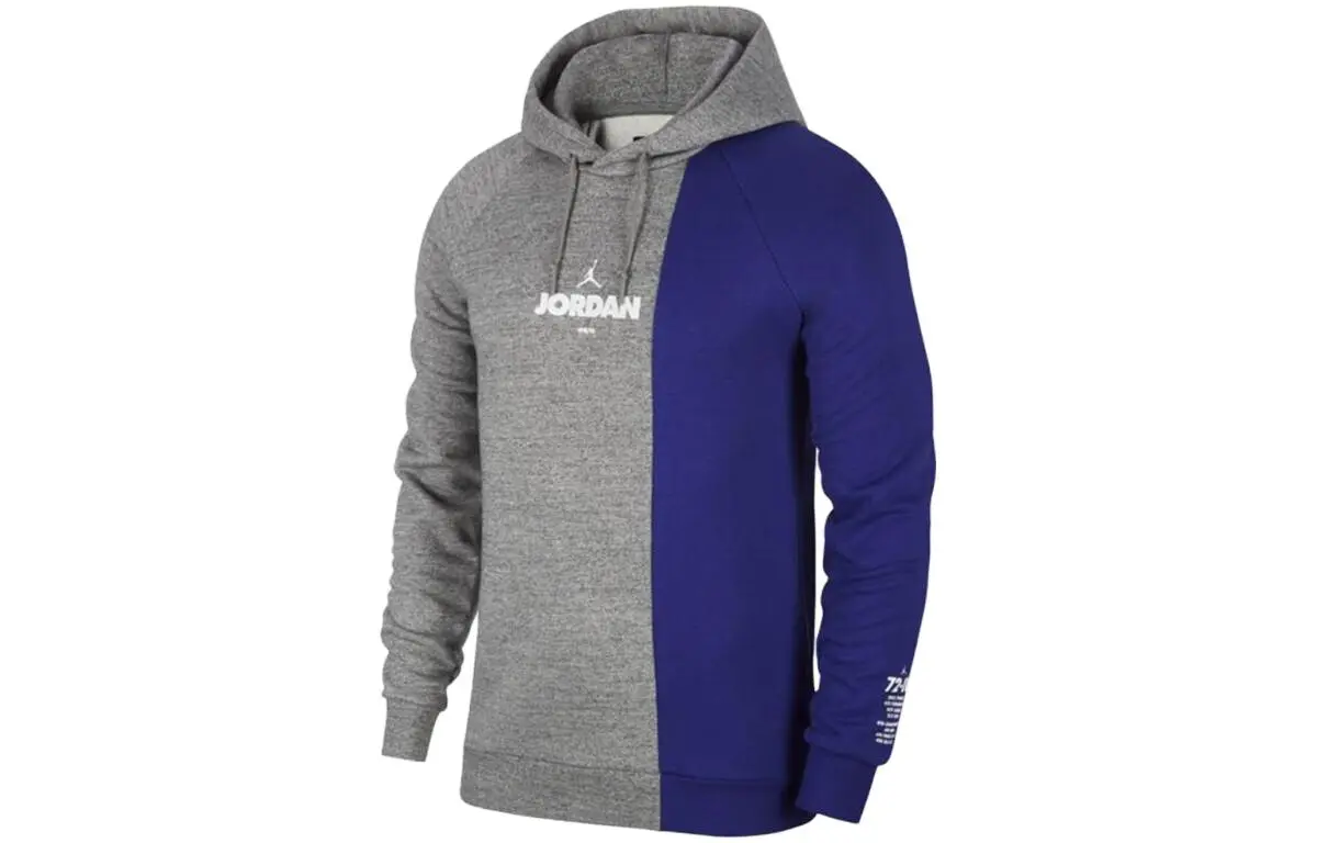 Jordan Sweatshirts Men's Gray Hooded (Non-detachable) Moderate