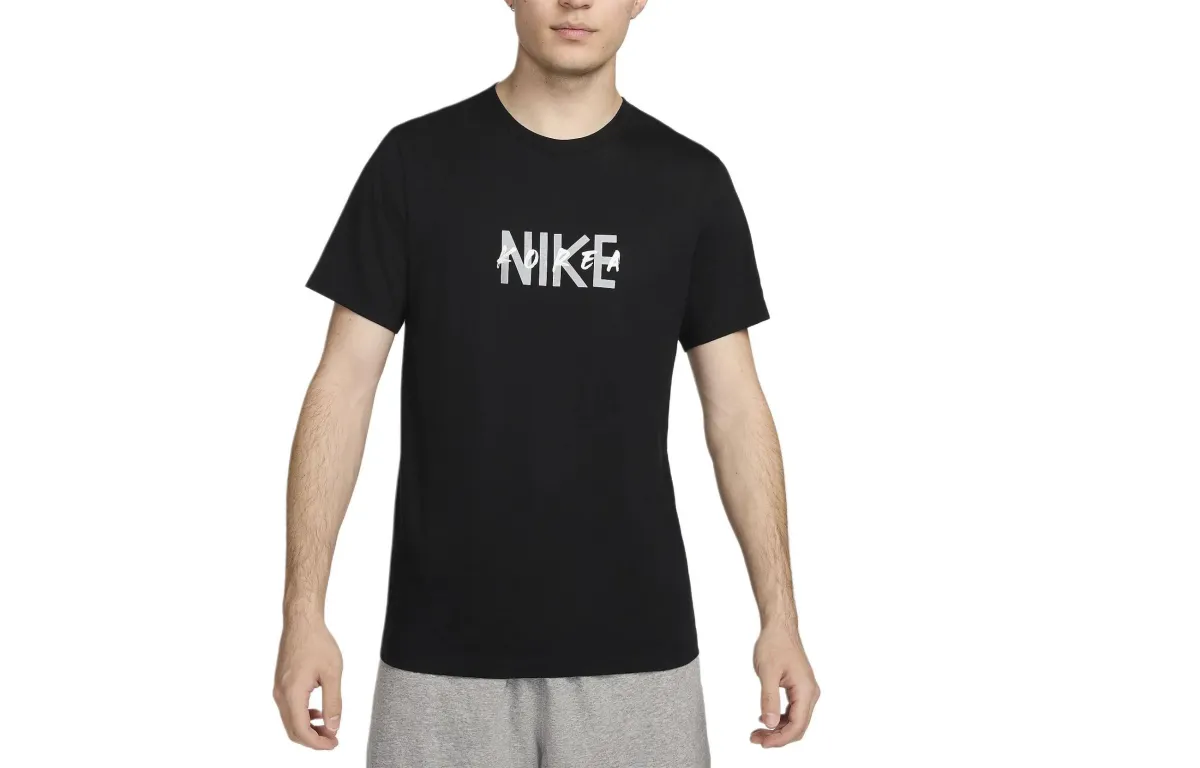 Nike T Shirt Men's Black/Light Smoke Gray