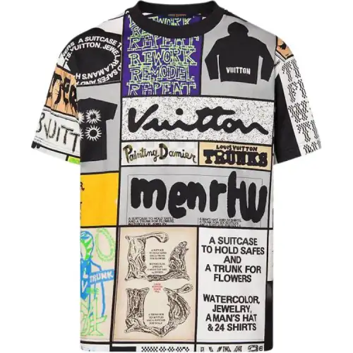 Louis Vuitton 2010s Fanzine crew-neck short-sleeve T-shirt