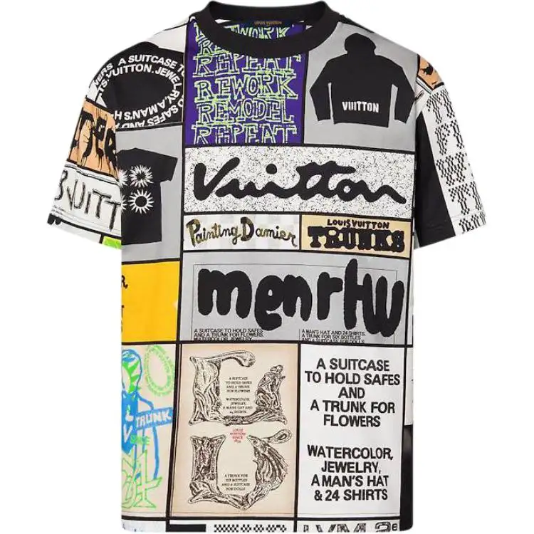 Louis Vuitton 2010s Fanzine crew-neck short-sleeve T-shirt