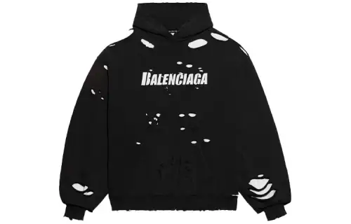 Balenciaga Caps Destroyed Hoodie