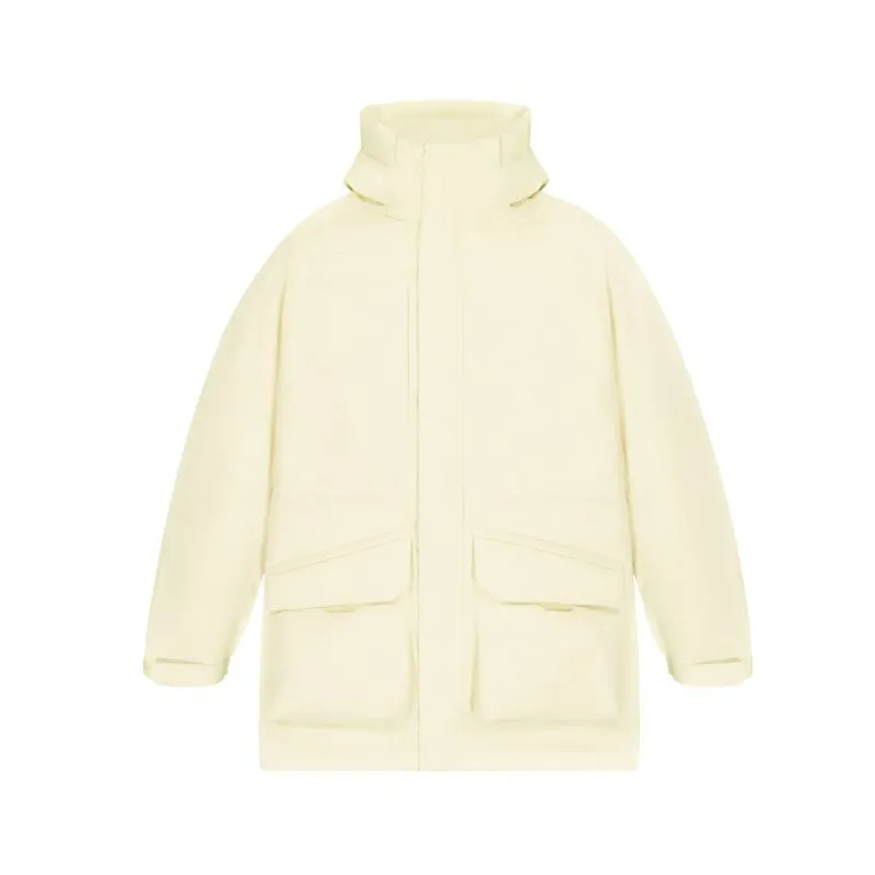 New Balance NB Grey Down Jacket Unisex Ecru