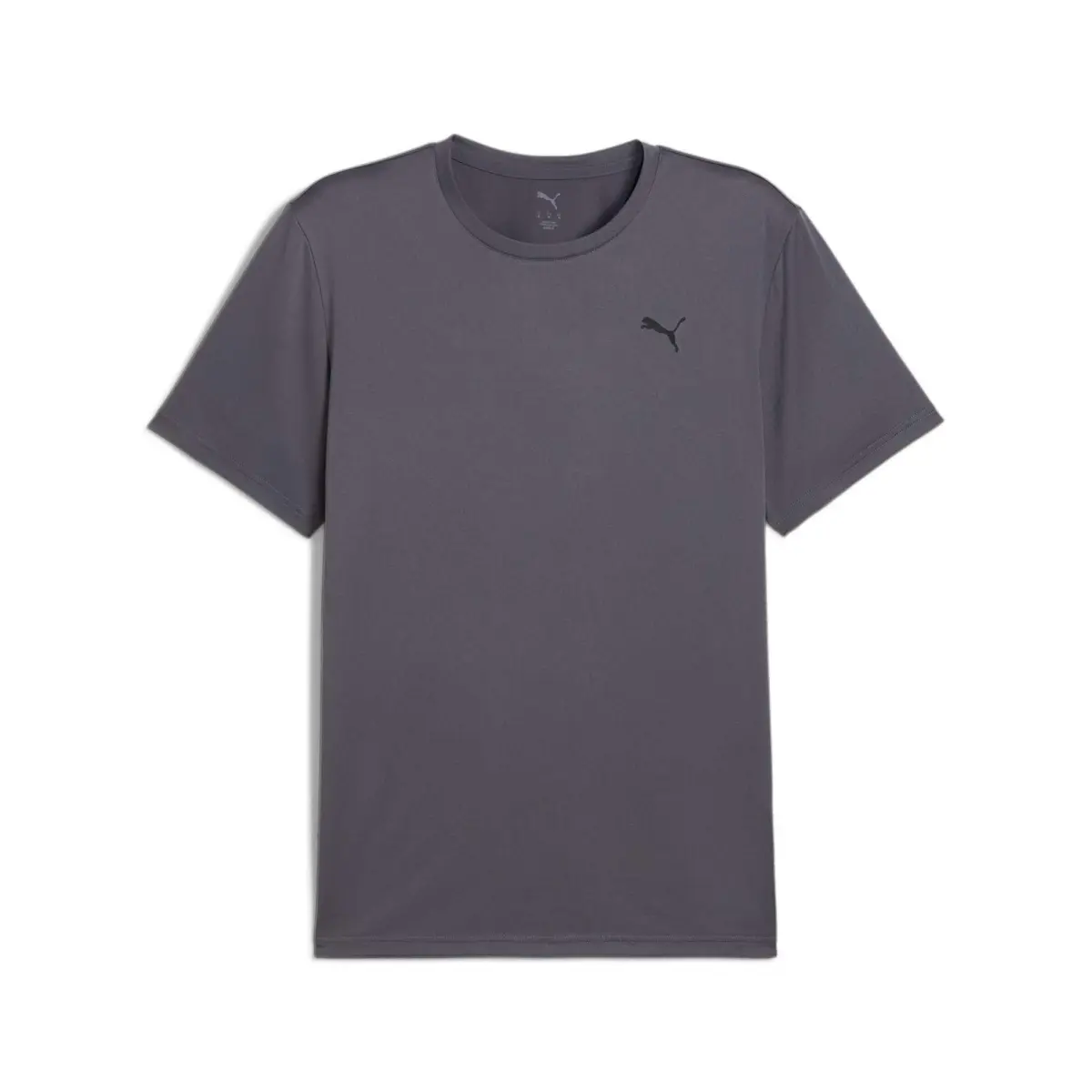 PUMA T-Shirts Men's Gray/69 Crew Neck Moderate