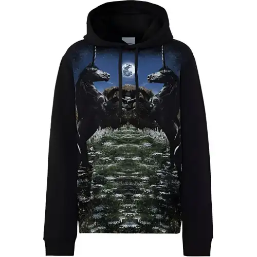 Burberry Meadow Print Hoodie