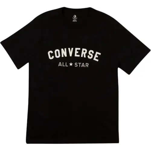 Converse Go to All Star Logo Tee Preto T Shirt Unisex Black