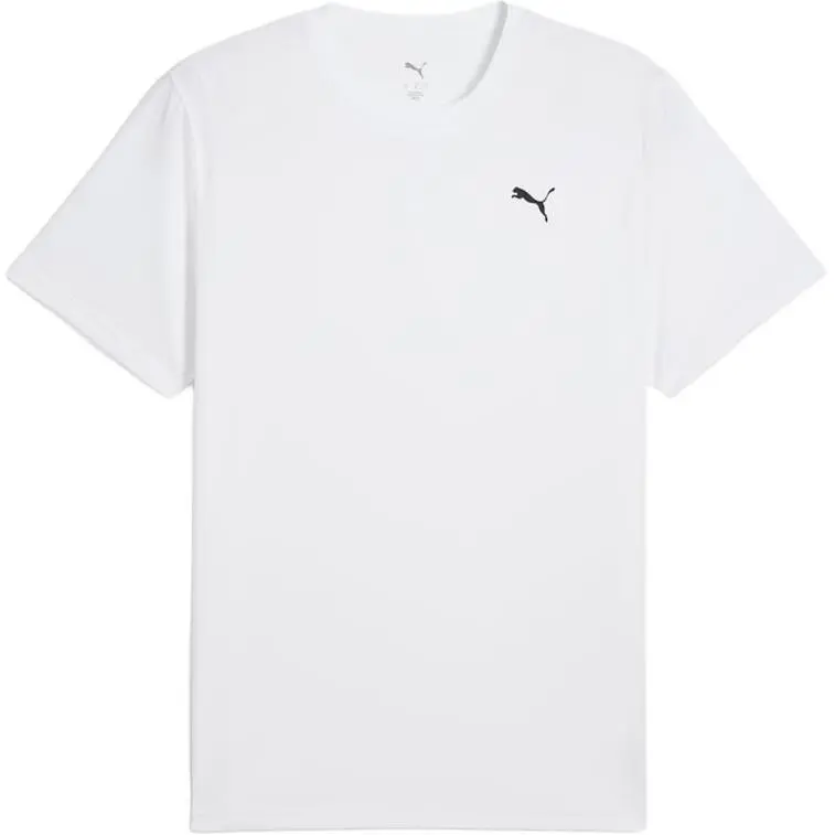 PUMA T-Shirts Men's White Crew Neck