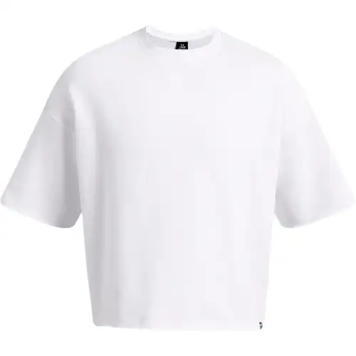 Under Armour Icon FW24 Fleece T Shirt Men's White