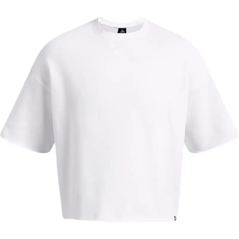 Under Armour Icon FW24 Fleece T Shirt Men's White