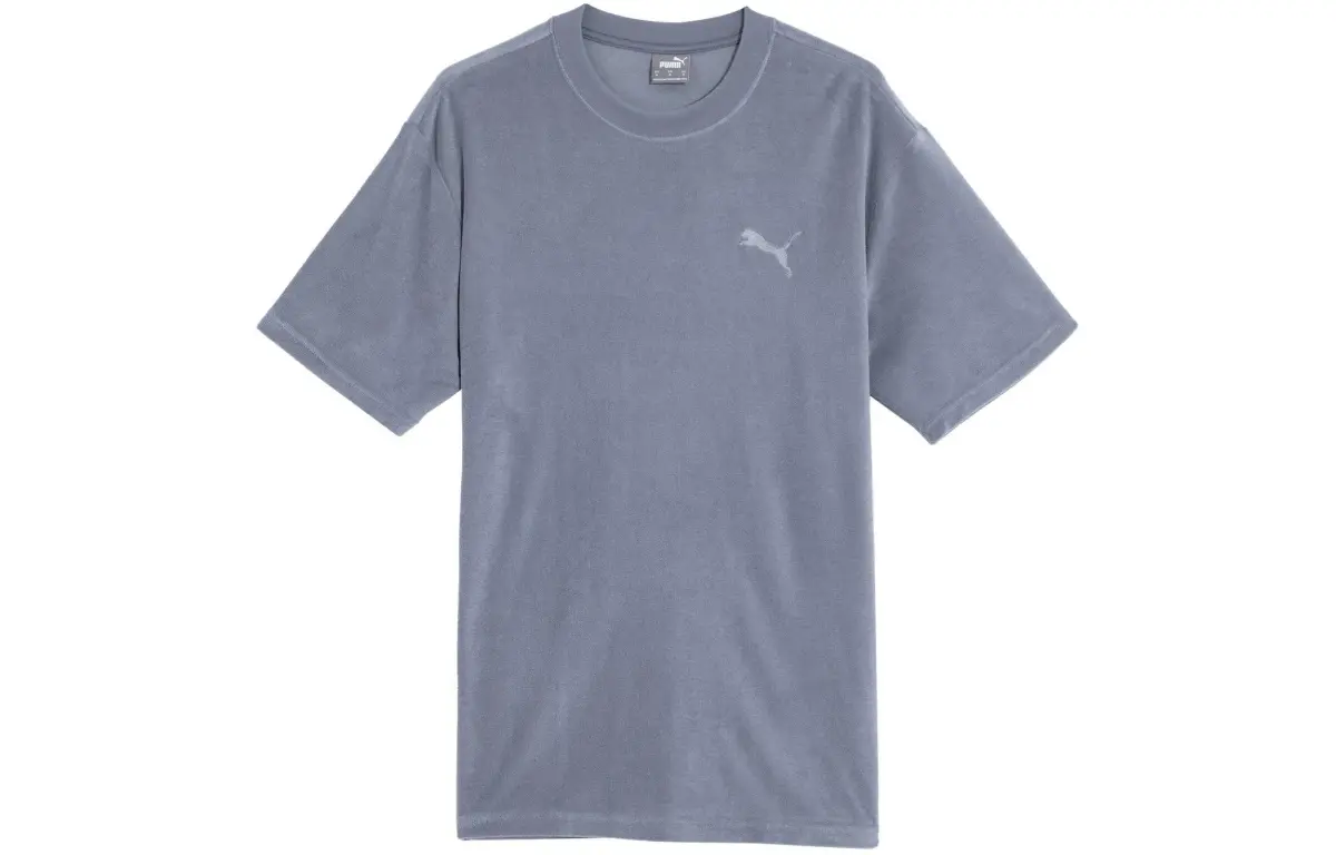 PUMA TOWELING TEE T Shirt Men's Gray