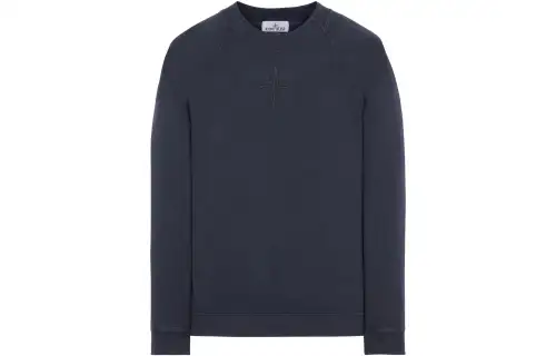 STONE ISLAND Sweatshirts Men's Midnight Blue Crew Neck Moderate Other