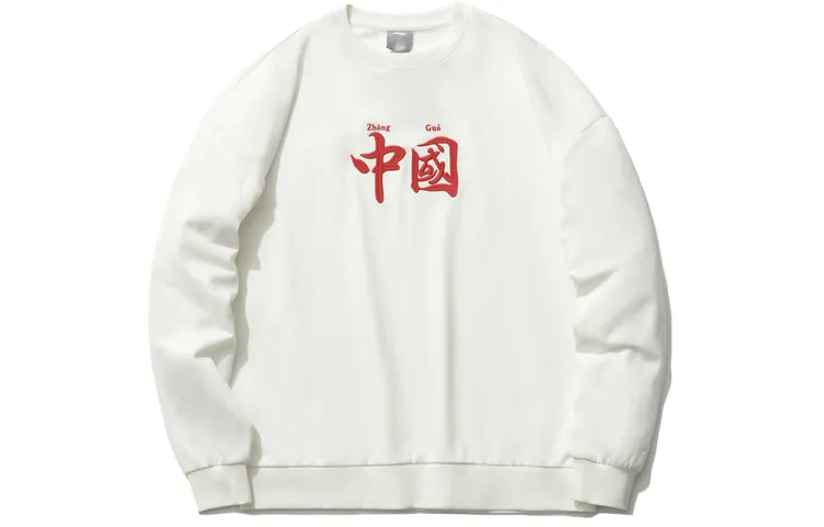 Li Ning Sports Fashion Collection Sweatshirts Unisex Crew Neck Moderate Regular