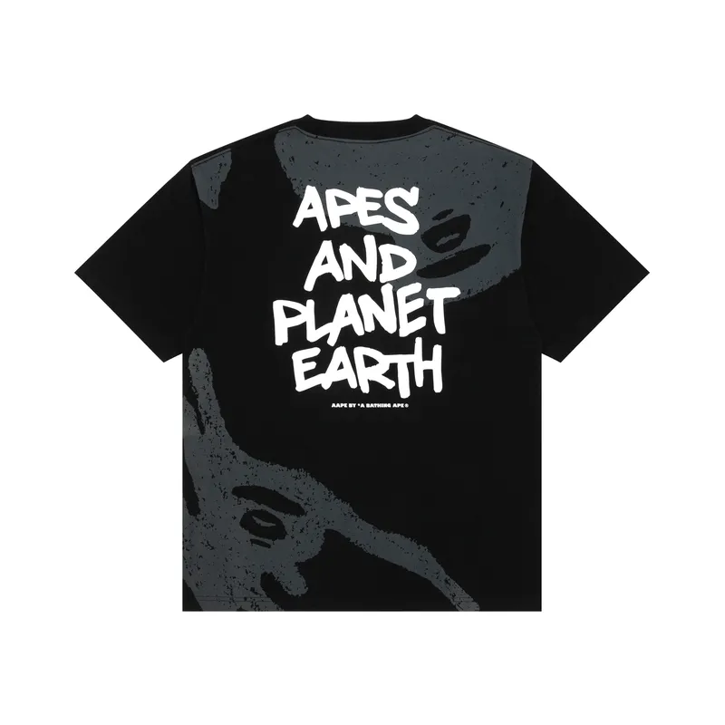 Aape BY *A BATHING APE® Logo-print Cotton T-shirt