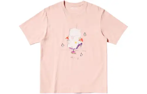 UNIQLO x Final Fantasy T Shirt Men's Pink