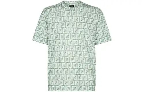 FENDI FF print Linen Shirt