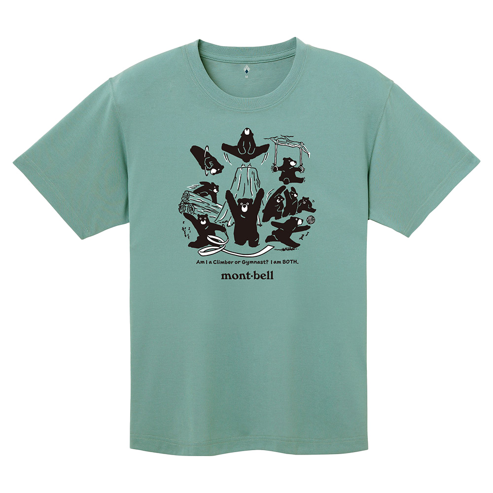 MONTBELL Quick Dry T Shirts Unisex