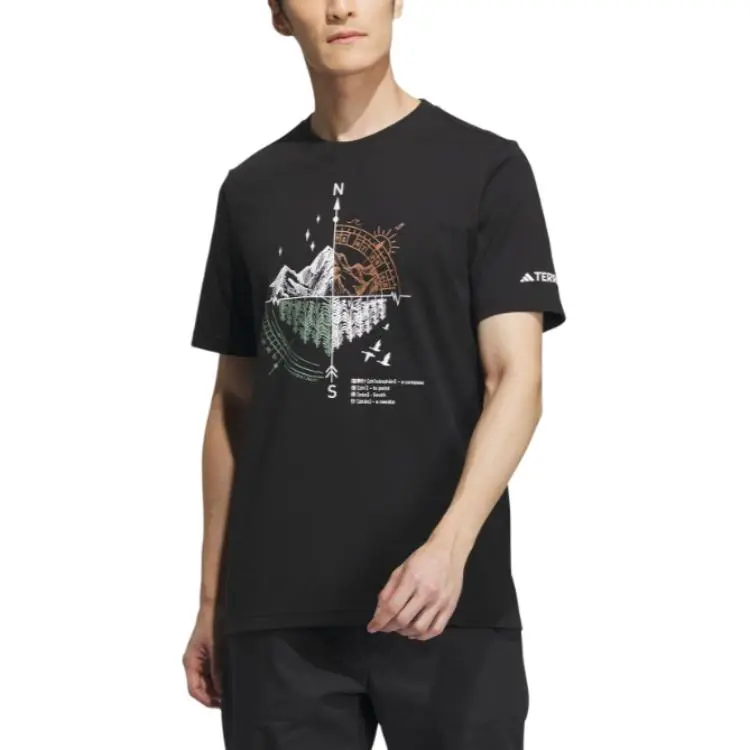 Adidas TERREX T Shirt Unisex Black
