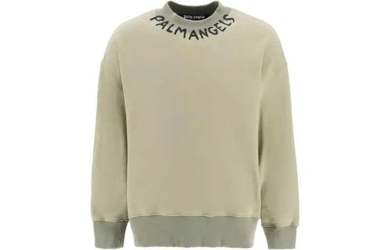 PALM ANGELS Seasonal Logo Crew Sweatshirt