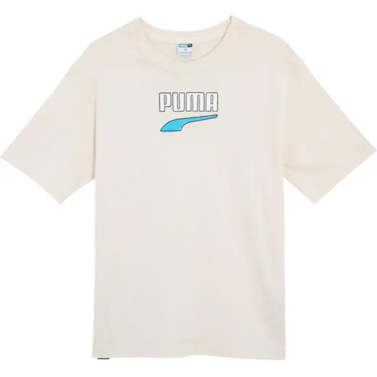 PUMA T Shirt Unisex Almond Candy