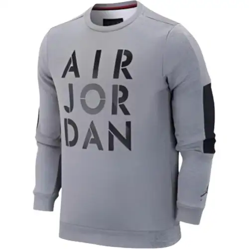 Jordan Sweatshirts Men's Dark Gray Crew Neck Moderate Other