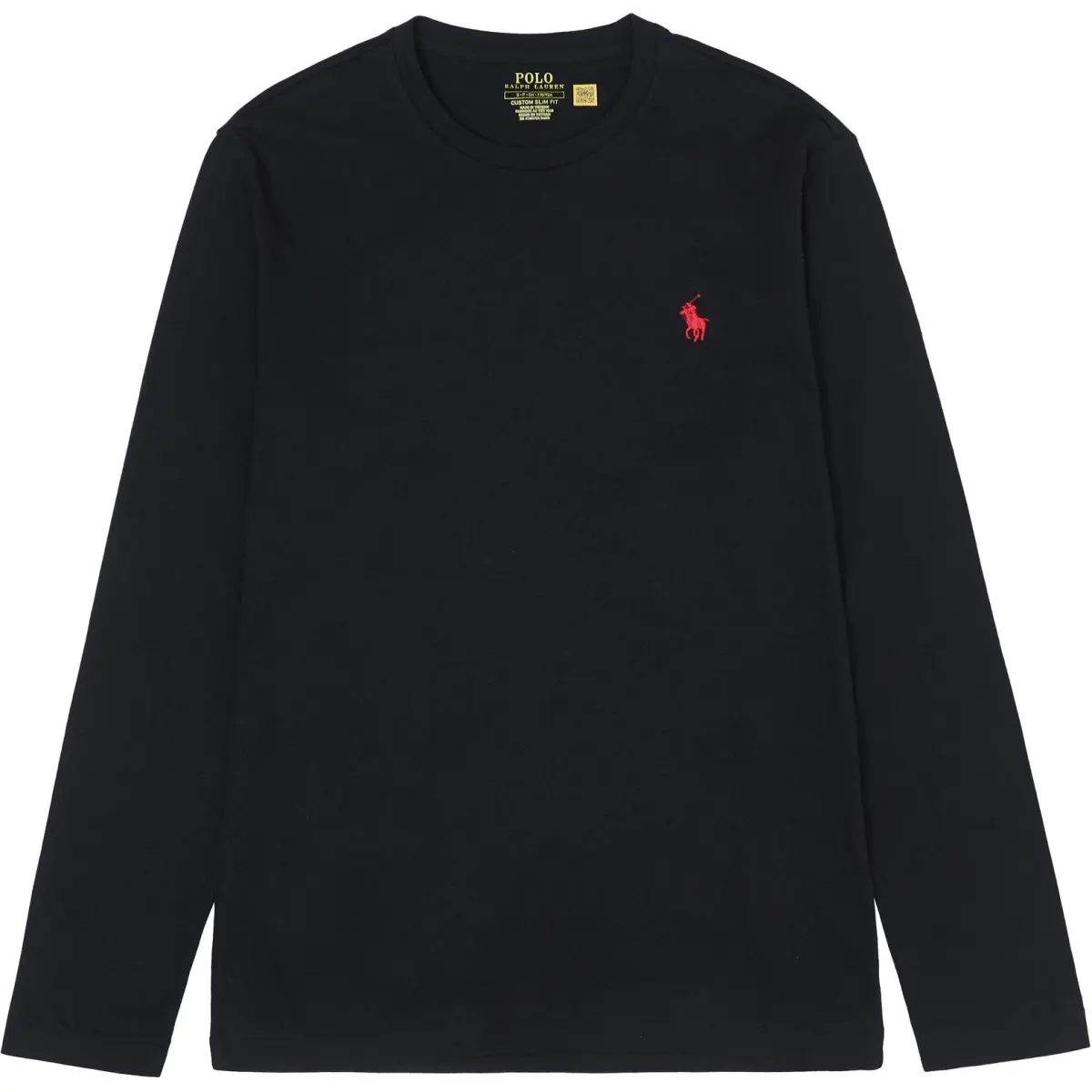 Polo Ralph Lauren SS24 T Shirt Custom Slim Fit Men's Black