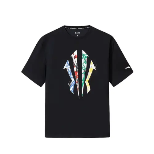 Anta Basketball Collection Irving Collection T Shirt Unisex Black