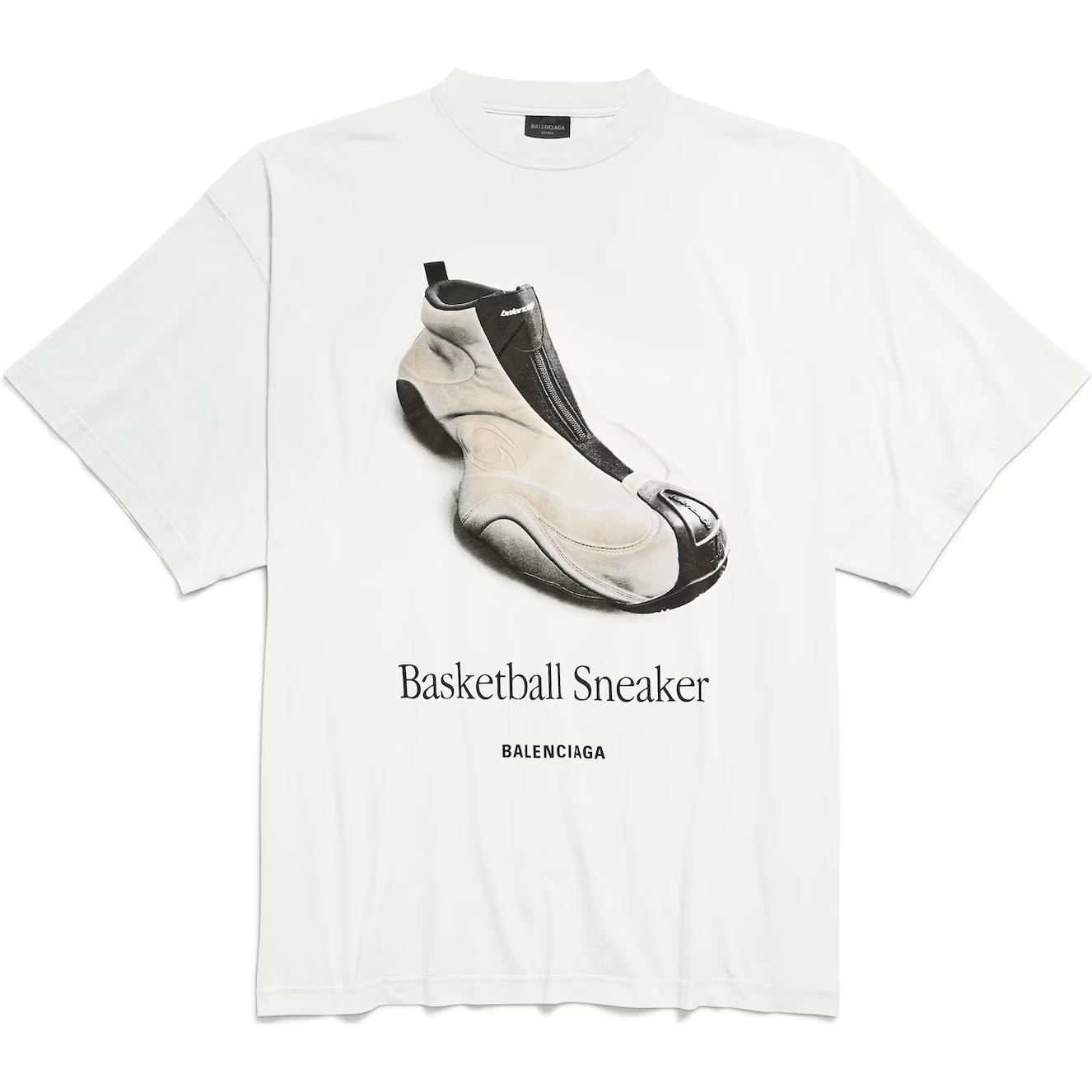 Balenciaga Graphic Printed Crewneck T Shirt