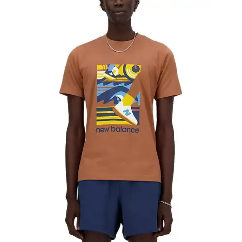 New Balance Essentials Triathlon T Shirt Men's Amber