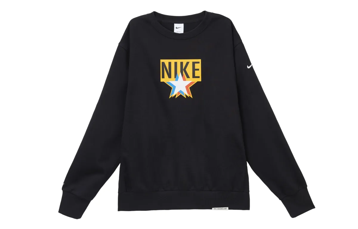 Nike Sweatshirts Men's Black Crew Neck Moderate Other