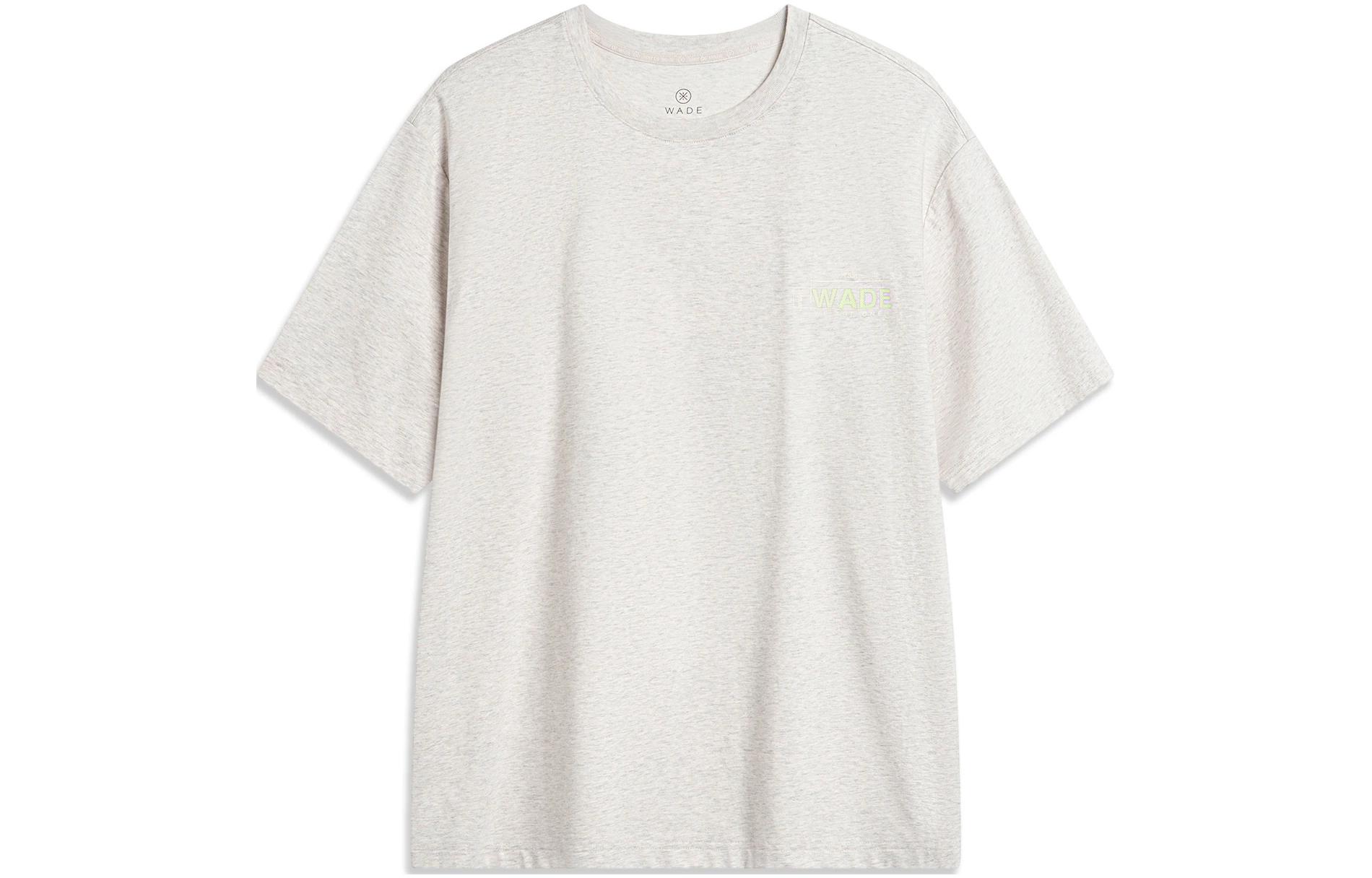 Li Ning, comfortable short sleeve T-shirt with a round collar, with short sleeve