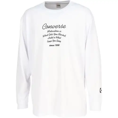 Converse T Shirts Unisex White Crew Neck