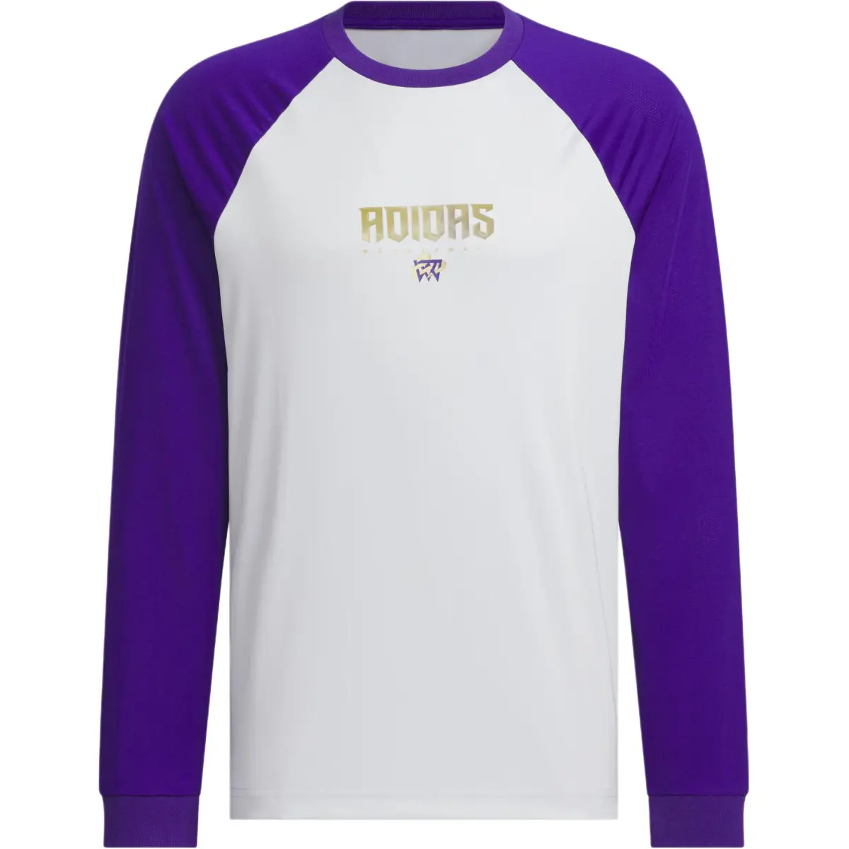 Adidas T Shirt Men's Pure Quality Gray/Collegiate Purple