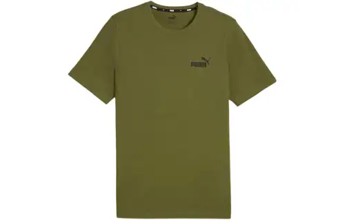 PUMA Essentials Small Logo Men's Tee T Shirt Men's Green