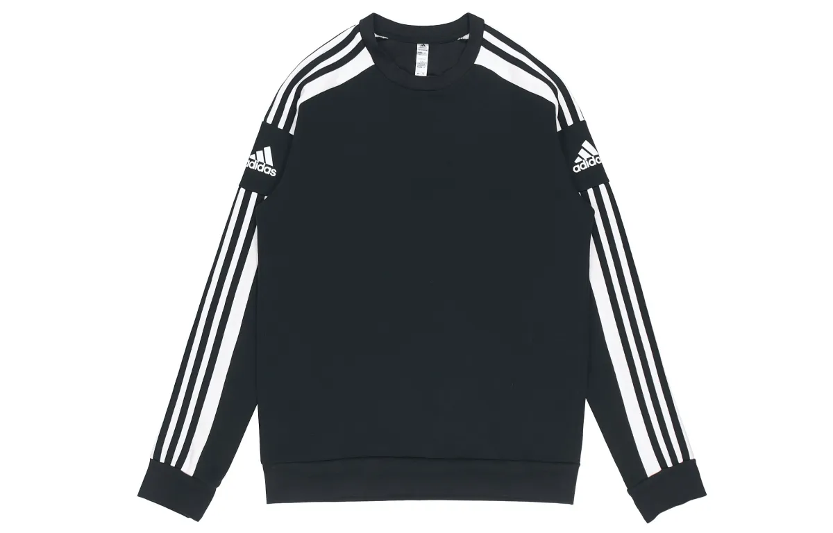 Adidas Sweatshirts Men's Black Crew Neck Moderate Regular