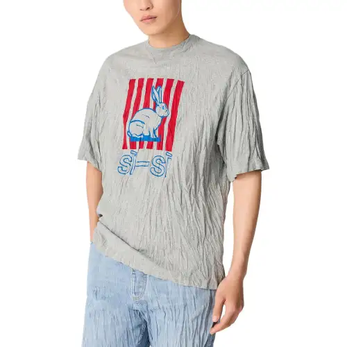 Bottega Veneta Crushed Printed Jersey T Shirt