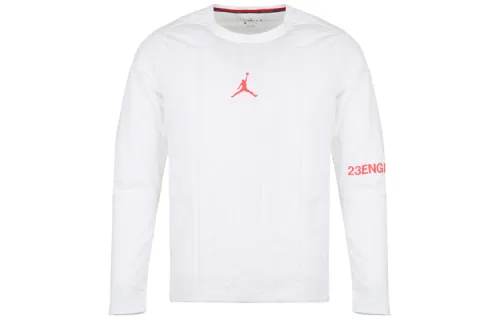 Jordan Air Jordan 23 Sweatshirts Men's White Crew Neck Moderate Regular