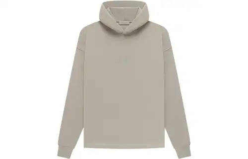 Fear of God Essentials Drop2 SS23 Essentials Relaxed Hoodie Seal Solid Color Casual Hooded American Pullover Sweatshirt Men's Seal Gray