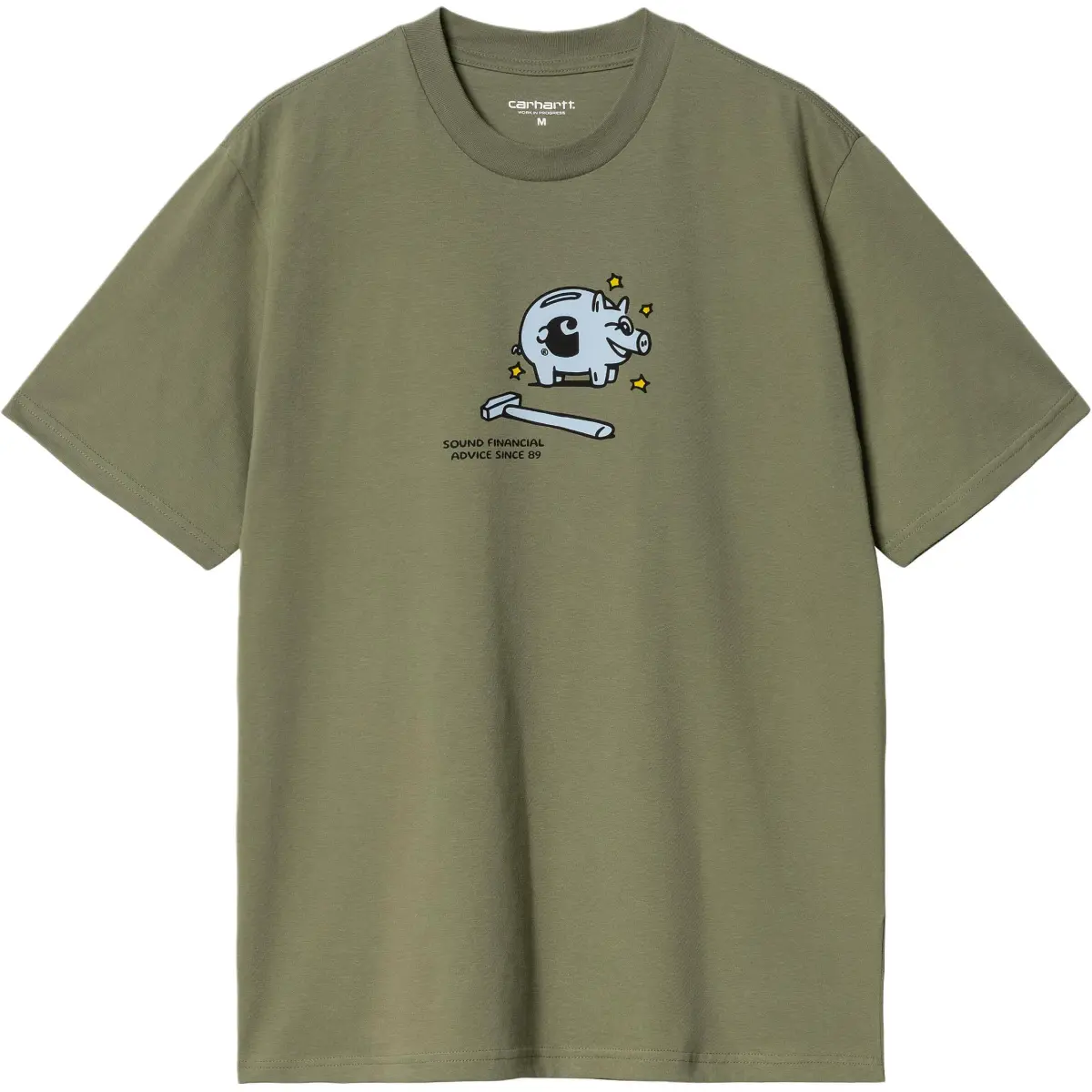 Carhartt WIP T-Shirts Men's Green Crew Neck