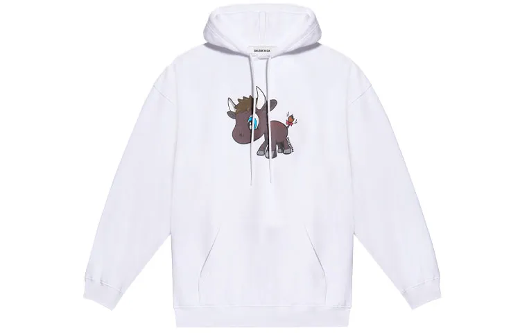 Balenciaga SS21 Sweatshirt Unisex White