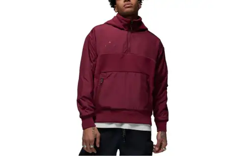 Jordan Sweatshirts Men's Burgundy Hooded Moderate Other