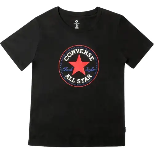 Converse Camiseta Chuck Patch Classic Preto T Shirt Unisex Black