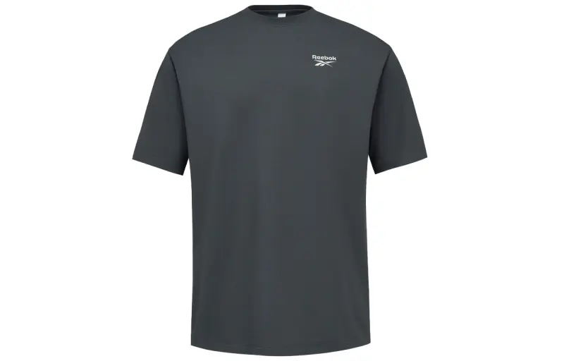 Reebok T Shirt Unisex Carbon Black